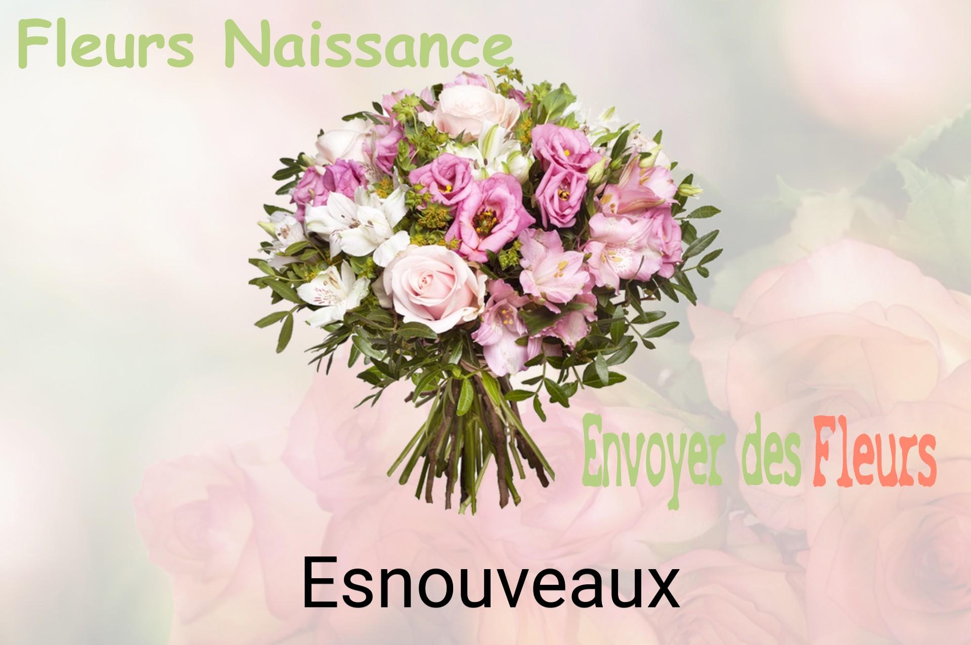 Bouquet de fleurs de naissance livré à Esnouveaux